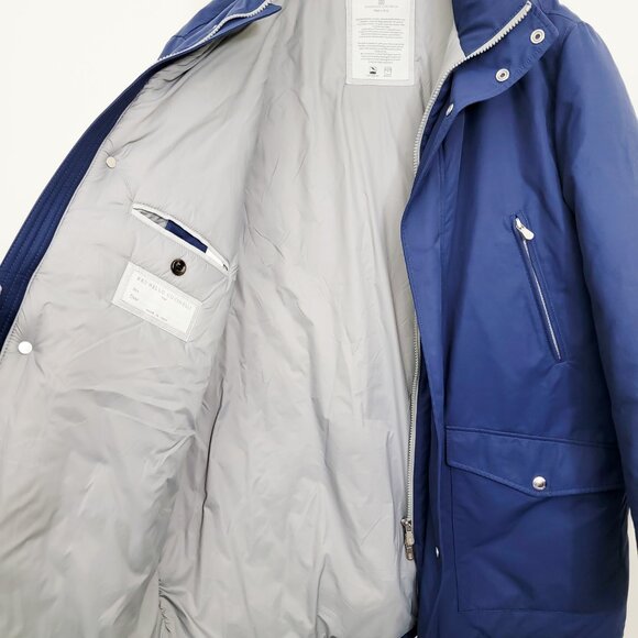 Brunello Cucinelli Padded Nylon Parka in Blue XL - Picture 15 of 15
